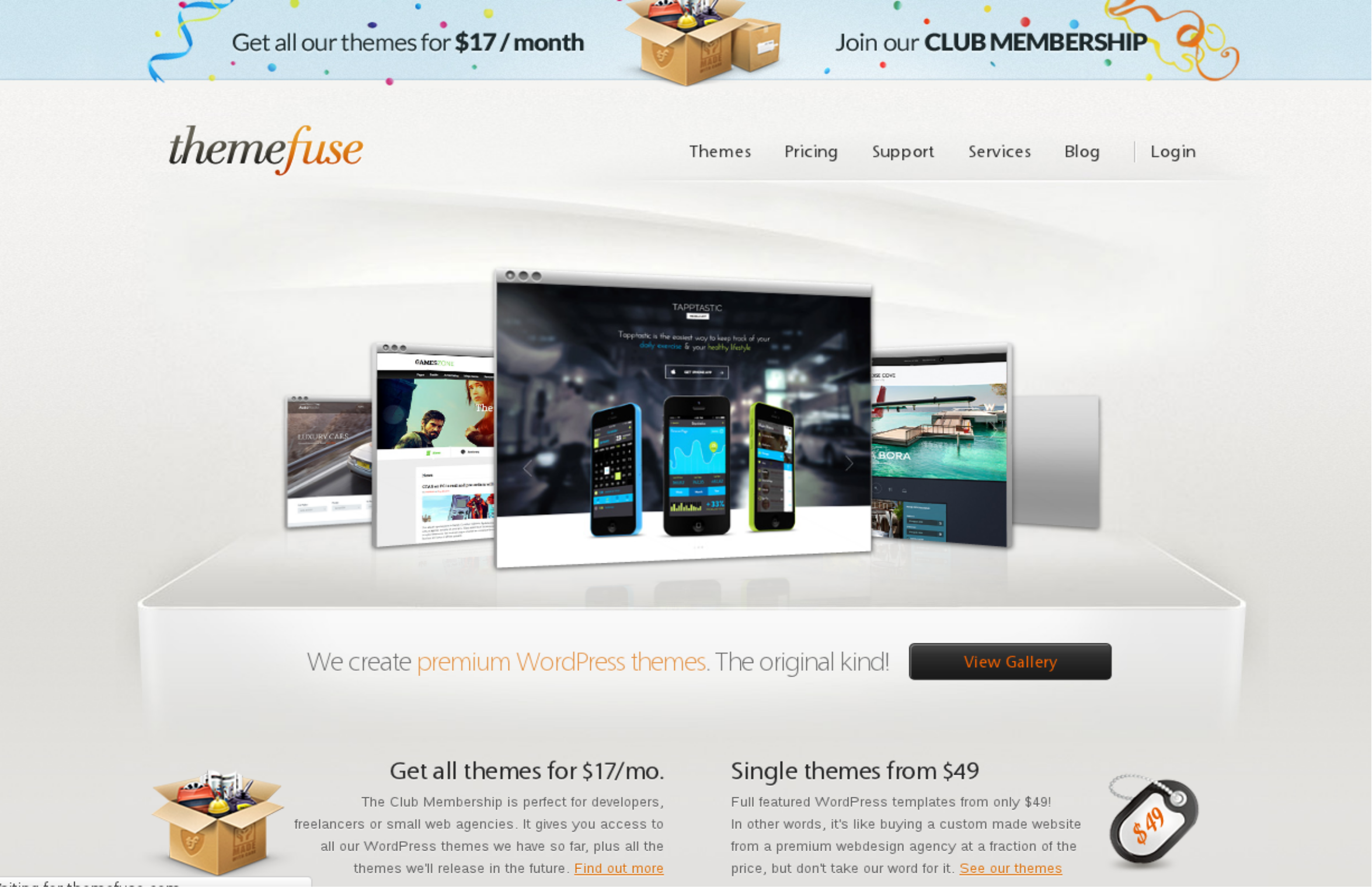 Themefuse WordPress Theme Club - only Best wordpress themes and Support