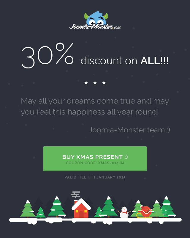 Joomla-Monster - 30% Joomla coupon