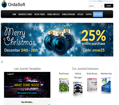 OrdaSoft - 25% Joomla coupon, Wordpress cupon, Drupal coupon!