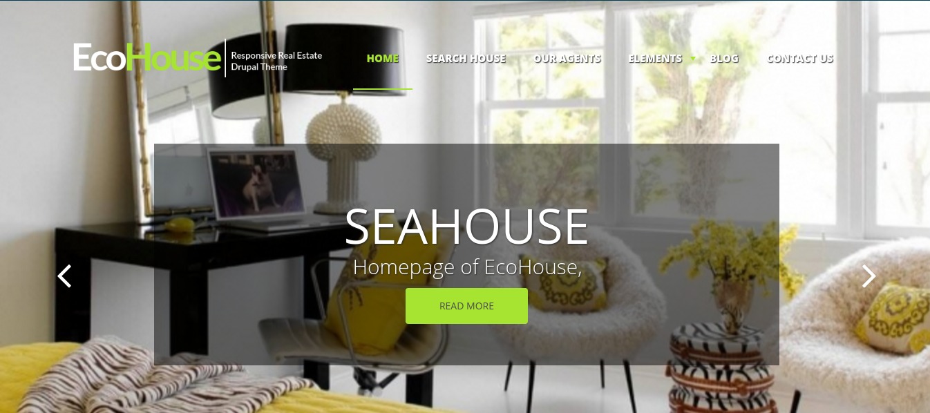 Eco House - Real Estate Drupal Commerce Theme