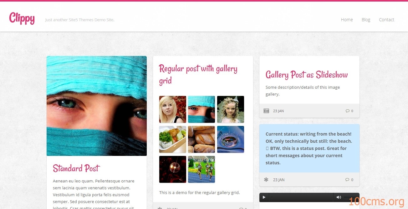 Clippy - Wordpress Blog Template