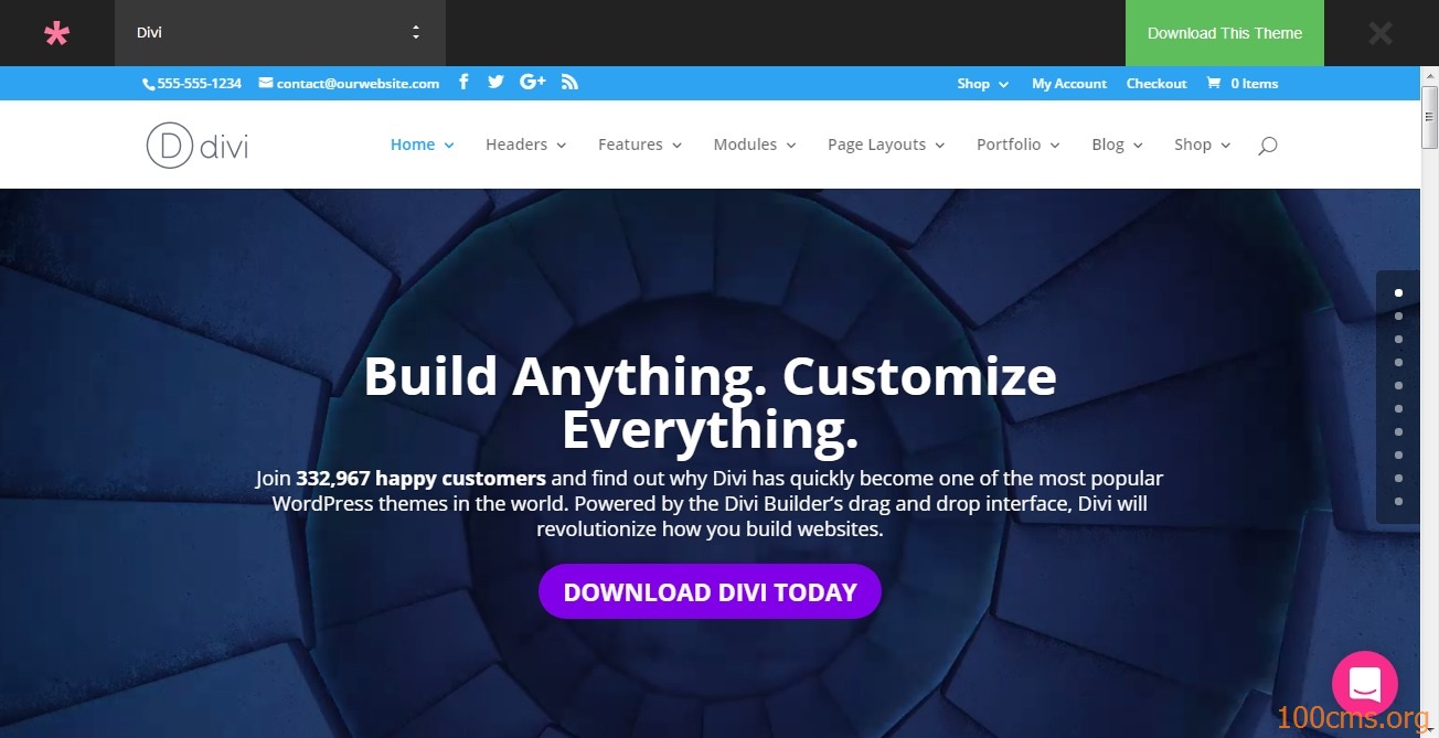 Divi - Wordpress Blog Template