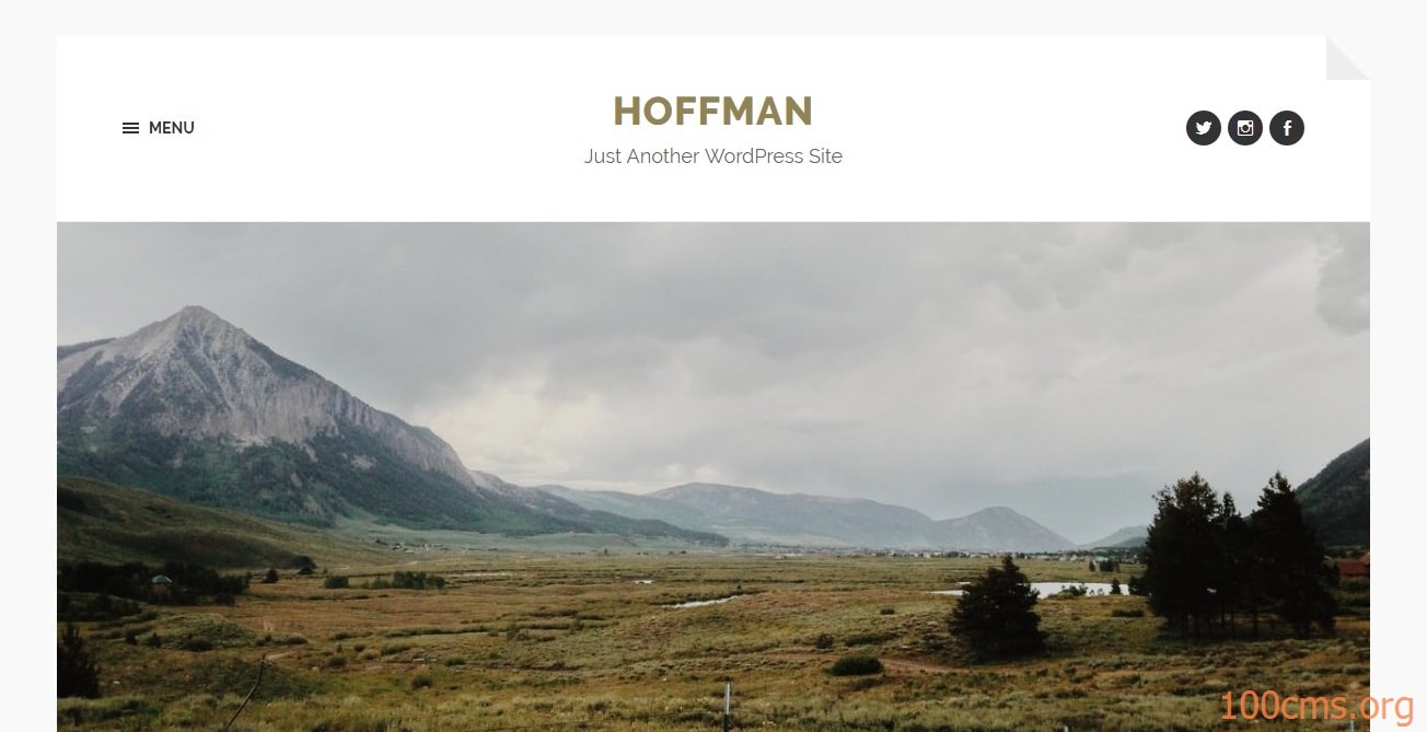 Hoffman - Wordpress Blog Template