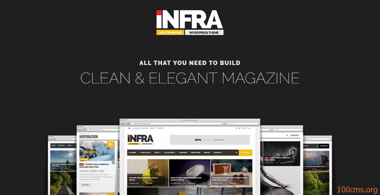 INFRA - Wordpress Blog Template