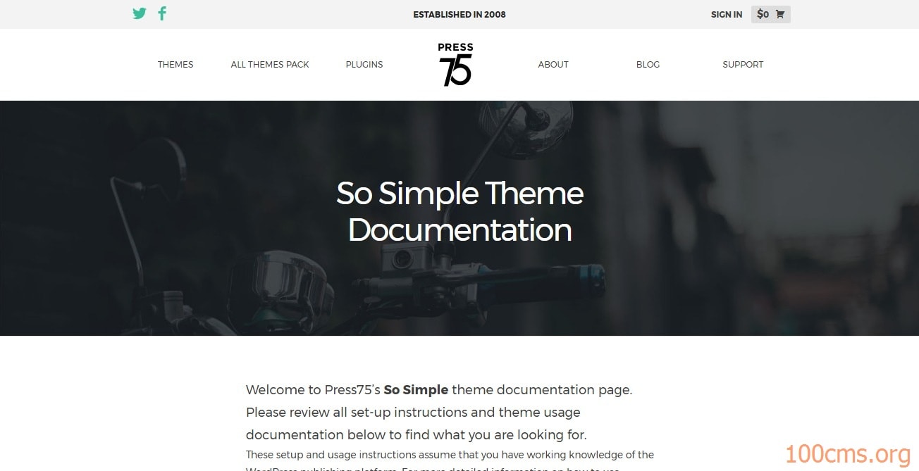 simple - Wordpress Blog Template