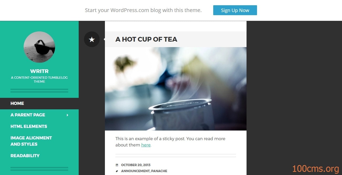 Writr - Wordpress Blog Template