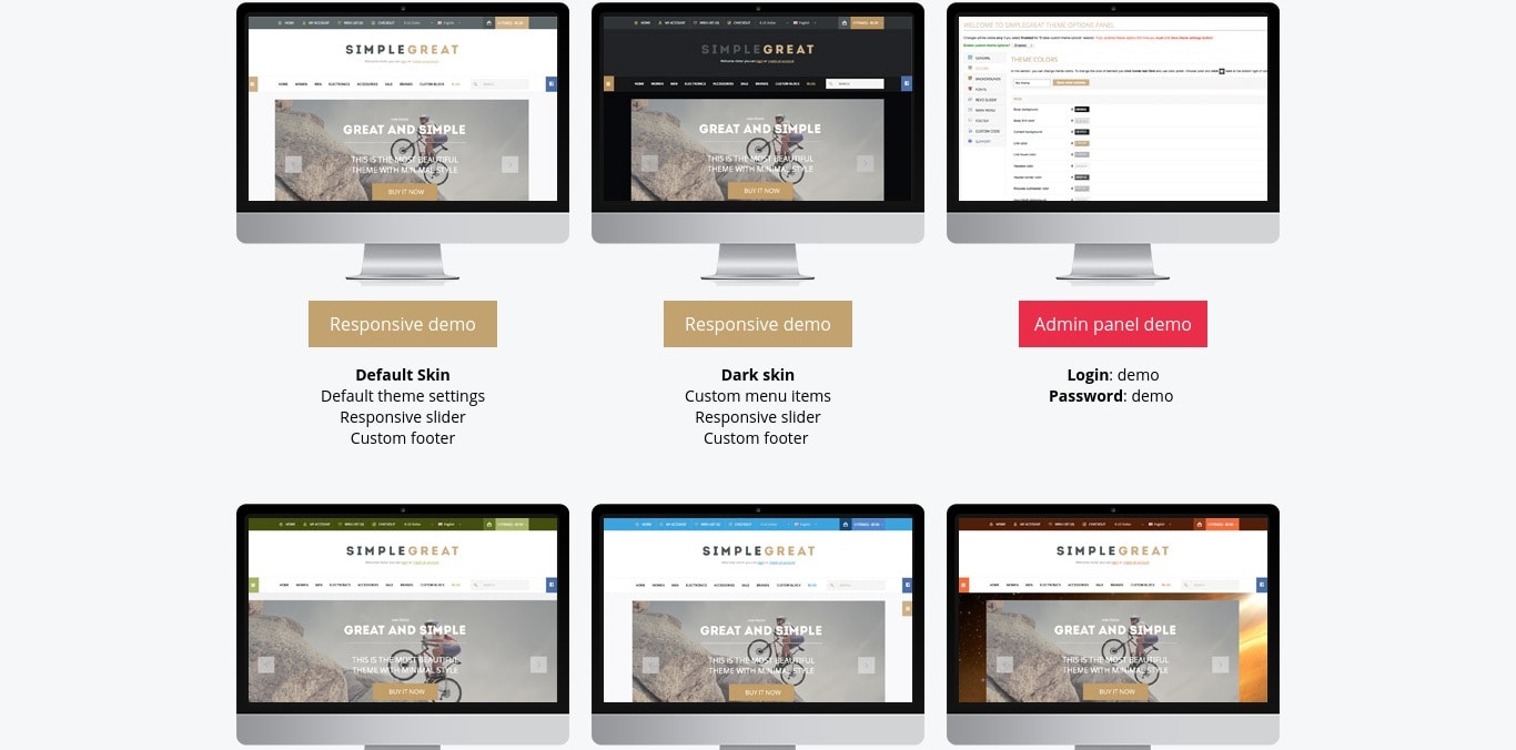 SimpleGreat – Premium Responsive OpenCart theme with Powerful Admin Panel