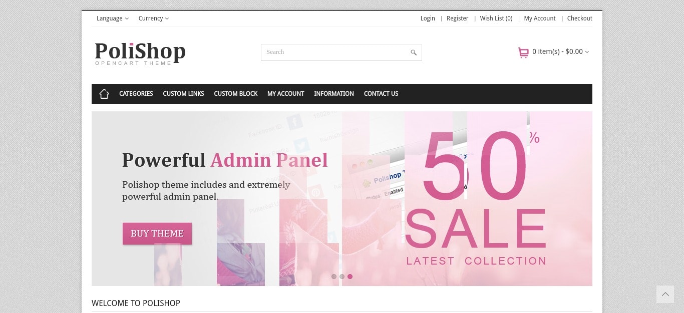 Polishop - Responsive OpenCart Theme