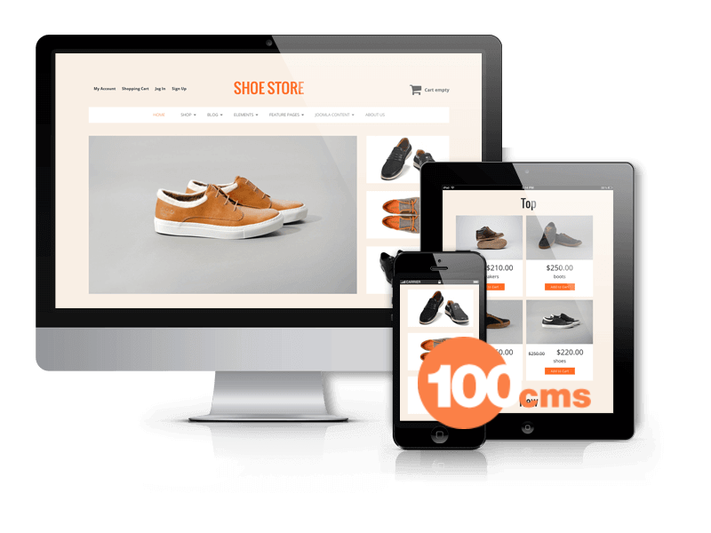 Shoe Store - Joomla Virtuemart Template 2017