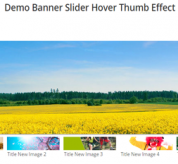 Joomla Free extension - Banner Slider Hover Thumb Effect