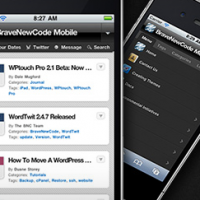 Wordpress Free plugin - WPtouch Mobile Plugin