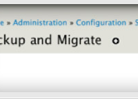 Drupal Free module - Backup and Migrate