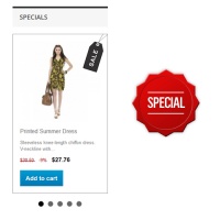 Prestashop Premium plugin - Responsive special product carousel