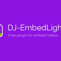 Joomla Free extension - DJ-Embed Light