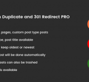 Wordpress Premium plugin - Trash Duplicate and 301 Redirect PRO – WordPress Plugin