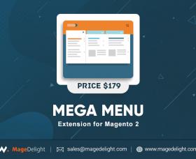 Magento Premium extension - Mega Menu Extension for Magento 2 by MageDelight