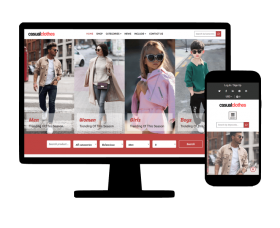 Joomla news: Casual Clothes Website template