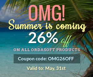 ordasoft Joomla News: Summer is coming: 26% off on all OrdaSoft products