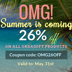 Joomla news: Summer is coming: 26% off on all OrdaSoft products