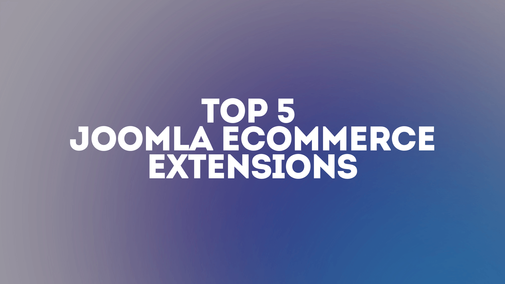 ordasoft Joomla News: Top 5 eCommerce Extensions for Joomla