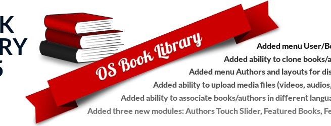 ordasoft Joomla News: Book Library v.3.5: overview of added features