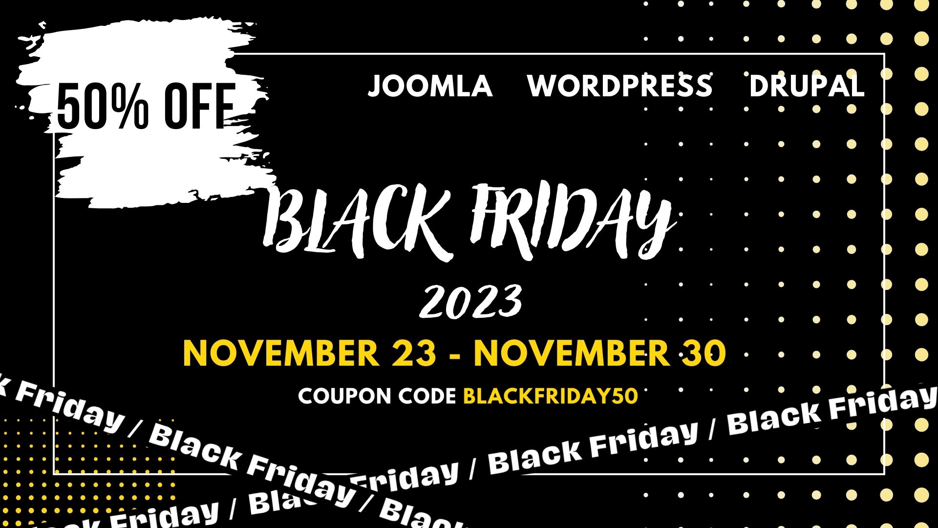 ordasoft Joomla News: BLACK FRIDAY 2023