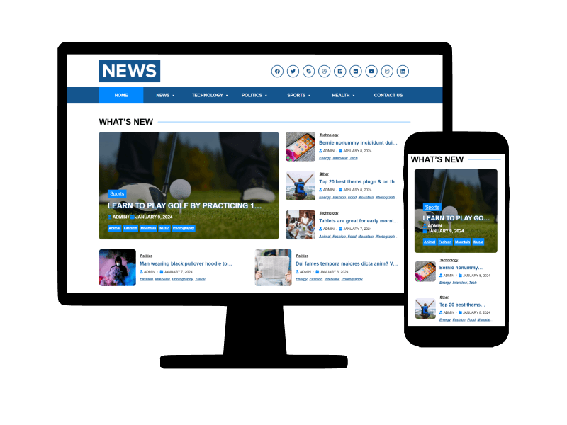 ordasoft Wordpress News: News - WordPress News Theme