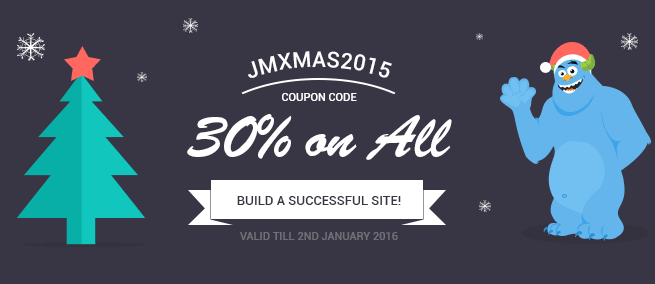 Joomla-Monster Joomla News: Xmas and New Year sale from Joomla-Monster