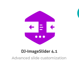Joomla news: UPDATE DJ-ImageSlider 4.1 with the slide customizer.