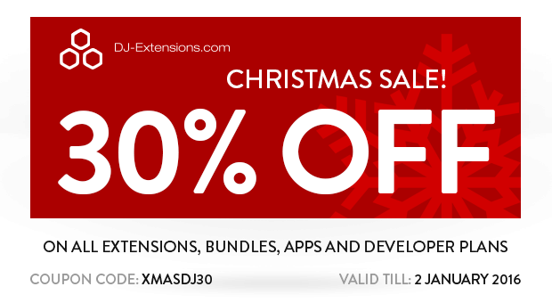 Joomla-Monster Joomla News: Christmas Sale from DJ-Extensions!