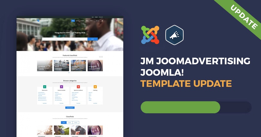 Joomla-Monster Joomla News: UPDATE JM JoomAdvertising Joomla classifieds template ver 1.09