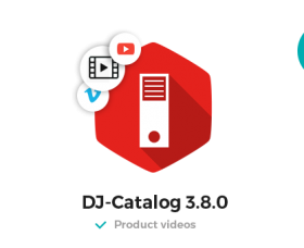 Joomla news: Add videos to products in DJ-Catalog (3.8.0 Update)