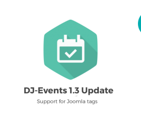 Joomla news: DJ-Events 1.3 Update with Joomla tags support