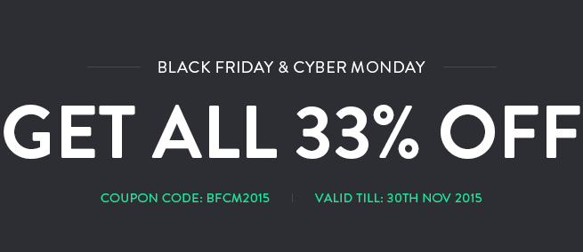 Joomla-Monster Joomla News: Black Friday & Cyber Monday promotion from Joomla-Monster! Get ALL 33% OFF!