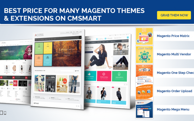 CMSMART Magento News: Cmsmart Offers the Best Price for Magento Themes and Extensions