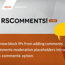 Joomla news: Crucial Comment Functionality in RSComments!