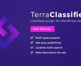Wordpress news: Update - TerraClassifieds WordPress classifieds plugin ver. 1.6.
