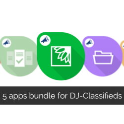 Joomla news: 5 Apps bundle for DJ-Classifieds with Private Messaging included