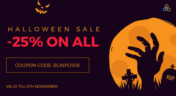 DJ-Extensions Joomla News:   Halloween -25% discount on Joomla extensions