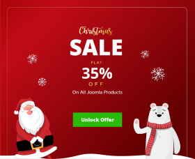 Joomla news: JoomDev Offering Flat 35% Discount Sitewide - Christmas Sale