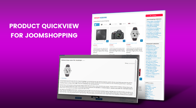 SmartAddons Joomla News: Set Quickview for JoomShopping Component