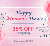 Joomla news: Happy International Women's Day: Save 35% OFF on Everything