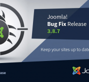 Joomla news: Joomla! 3.8.7 Bug Fixes Release 