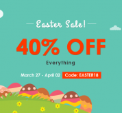 Joomla news: Happy Easter Day 2018 with 40% OFF on Everything