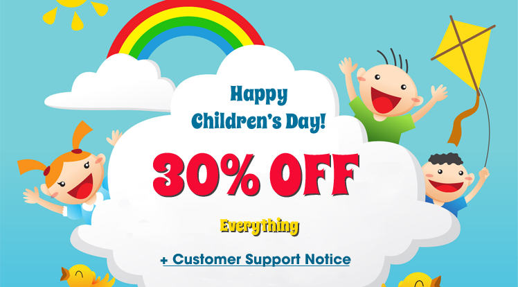 SmartAddons Joomla News: Happy Children's Day 2018: Save 30% OFF on Everything