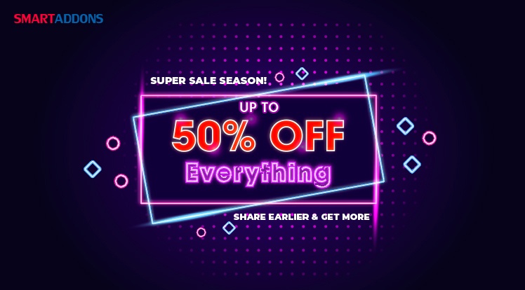 SmartAddons Joomla News: [Black Friday Sale] Up to 50% OFF Storewide on SmartAddons