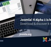 Joomla news: Joomla! 4.0 Alpha 1 Release 
