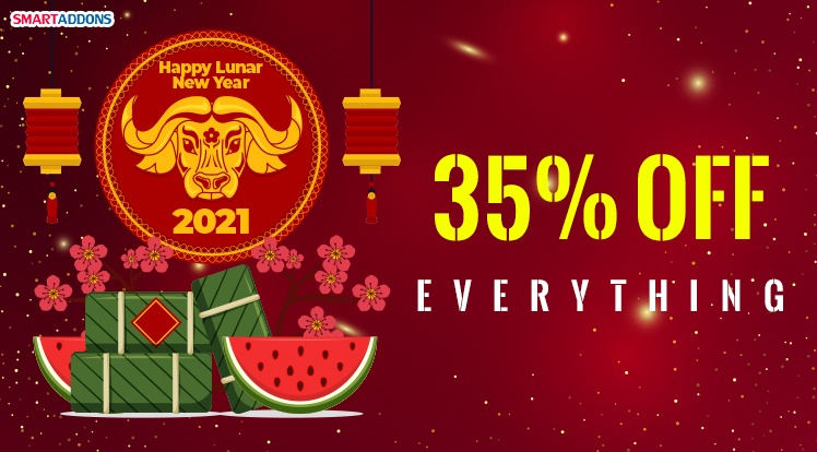 SmartAddons Joomla News: SmartAddons Lunar New Year Offer! 35% OFF on New Purchases & Renewals