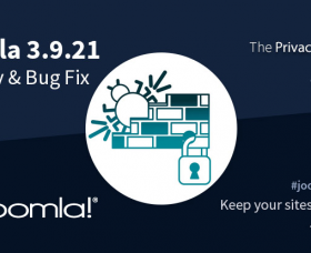 Joomla news: Joomla 3.9.21 Security & Bug Fix Release 