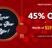 Joomla news: Happy New Year 2019: Up to 45% OFF Storewide & Extra Gift Worth of $19